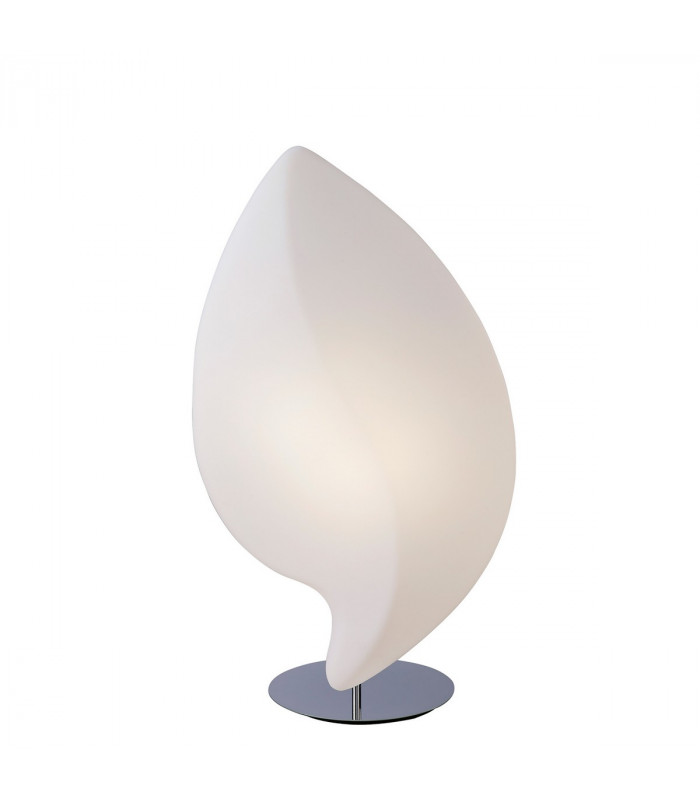 Natura Table Lamp 2 Light E27 Large Indoor Polished Chrome/Opal White-1