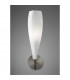 Neo Wall Lamp Switched 1 Light E27 Satin Nickel/Frosted White Glass-2