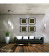 Neo Wall Lamp Switched 1 Light E27 Satin Nickel/Frosted White Glass-5