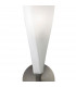 Neo Wall Lamp Switched 1 Light E27 Satin Nickel/Frosted White Glass-9