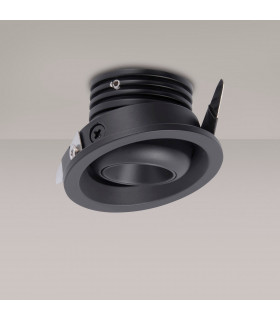 Neptuno Recessed Spotlight Mini Swivel 3W LED 4000K 220lm Black 3yrs Warranty-2
