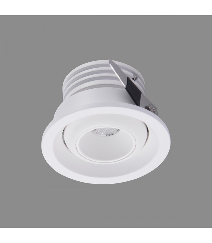 Neptuno Recessed Spotlight Mini Swivel 3W LED 4000K 220lm White 3yrs Warranty-7