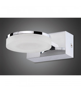 Nimbus Wall Lamp 1 Light 5W LED 3000K 450lm Polished Chrome/Frosted Acrylic 3yrs Warranty-2