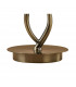 Ninette Table Lamp 1 Light E14 Small Antique Brass With Black Shade-3