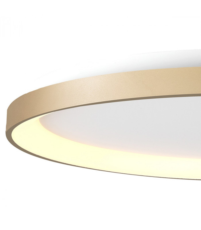Niseko Ring Ceiling 78cm 58W LED, 3000K, 4700lm, Gold, 3yrs Warranty