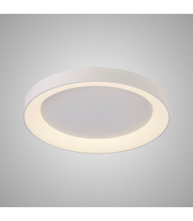 Niseko Ring Ceiling 65cm 48W LED, 3000K, 3900lm, White, 3yrs Warranty