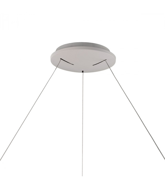 Niseko Ring Pendant 90cm 66W LED, 3000K-6000K Tuneable, 5440lm, Remote Control, Wood, 3yrs Warranty