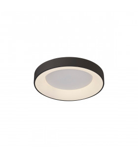 Niseko Ring Ceiling 45cm 30W LED, 3000K, 2250lm, Black, 3yrs Warranty