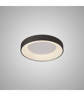 Niseko Ring Ceiling 45cm 30W LED, 3000K, 2250lm, Black, 3yrs Warranty