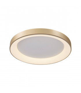 Niseko Ring Ceiling 65cm 48W LED, 3000K, 3900lm, Gold, 3yrs Warranty