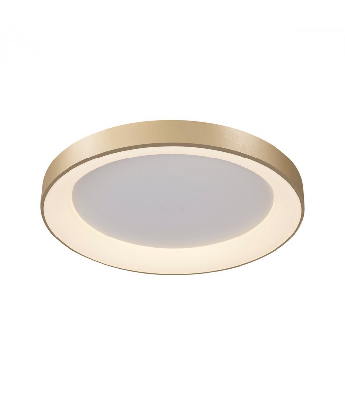 Niseko Ring Ceiling 65cm 48W LED, 3000K, 3900lm, Gold, 3yrs Warranty