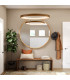 Niseko Triangular Ceiling 61cm 48W LED, 3000K, 2900lm, Gold, 3yrs Warranty