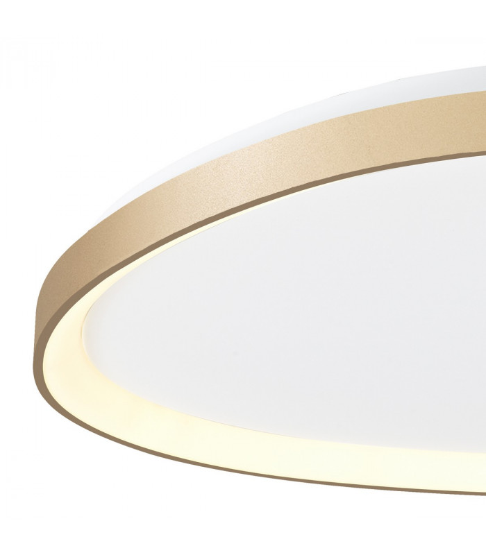 Niseko Triangular Ceiling 61cm 48W LED, 3000K, 2900lm, Gold, 3yrs Warranty