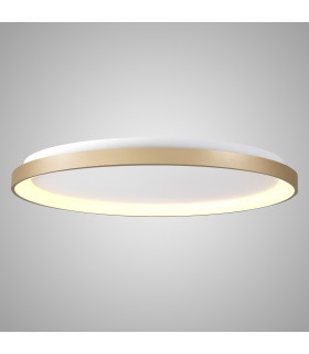 Niseko Ring Ceiling 90cm 78W LED, 3000K, 6200lm, Gold, 3yrs Warranty