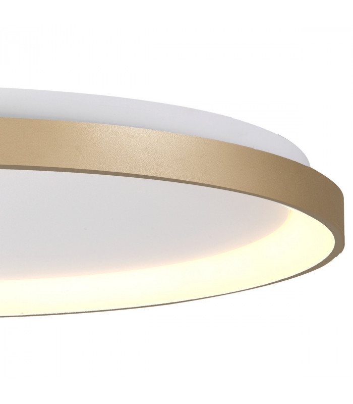 Niseko Ring Ceiling 90cm 78W LED, 3000K, 6200lm, Gold, 3yrs Warranty