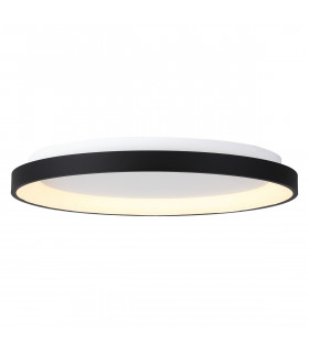 Niseko Ring Ceiling 90cm 78W LED, 3000K, 6200lm, Black, 3yrs Warranty