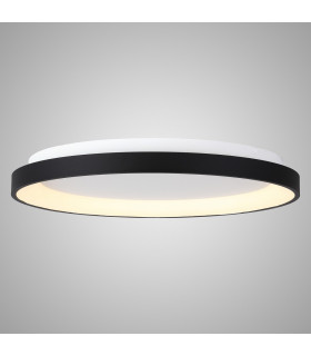 Niseko Ring Ceiling 90cm 78W LED, 3000K, 6200lm, Black, 3yrs Warranty