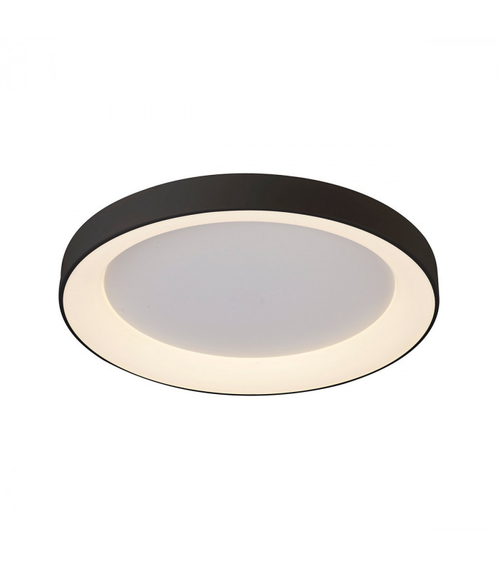 Niseko Ring Ceiling 65cm 48W LED, 3000K, 3900lm, Black, 3yrs Warranty
