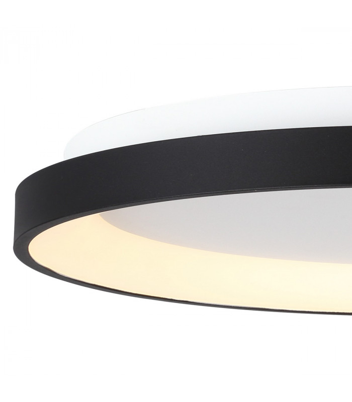 Niseko Ring Ceiling 78cm 58W LED, 3000K, 4700lm, Black, 3yrs Warranty