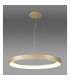 Niseko Ring Pendant 90cm 66W LED, 3000K-6000K Tuneable, 4200lm, Remote Control, Gold, 3yrs Warranty