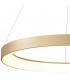 Niseko Ring Pendant 90cm 66W LED, 3000K-6000K Tuneable, 4200lm, Remote Control, Gold, 3yrs Warranty