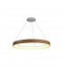 Niseko Ring Pendant 65cm 50W LED, 3000K-6000K Tuneable, 3760lm, Remote Control, Wood, 3yrs Warranty