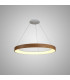 Niseko Ring Pendant 65cm 50W LED, 3000K-6000K Tuneable, 3760lm, Remote Control, Wood, 3yrs Warranty