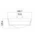 2 Light Small Flush Mount Ceiling Light Nickel, E27 - 2