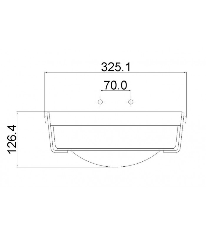 2 Light Small Flush Mount Ceiling Light Nickel, E27 - 2