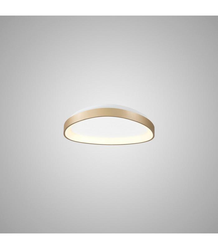 Niseko Triangular Ceiling 42cm 35W LED, 3000K, 2300lm, Gold, 3yrs Warranty