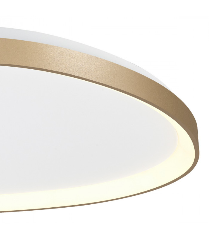 Niseko Triangular Ceiling 42cm 35W LED, 3000K, 2300lm, Gold, 3yrs Warranty