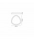 Niseko Triangular Ceiling 42cm 35W LED, 3000K, 2300lm, Gold, 3yrs Warranty