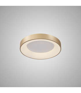 Niseko Ring Ceiling 45cm 30W LED, 3000K, 2250lm, Gold, 3yrs Warranty