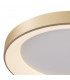 Niseko Ring Ceiling 45cm 30W LED, 3000K, 2250lm, Gold, 3yrs Warranty