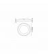 Niseko Ring Ceiling 45cm 30W LED, 3000K, 2250lm, Gold, 3yrs Warranty