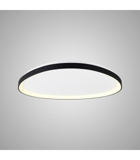Niseko Triangular Ceiling 61cm 48W LED, 3000K, 2900lm, Black, 3yrs Warranty