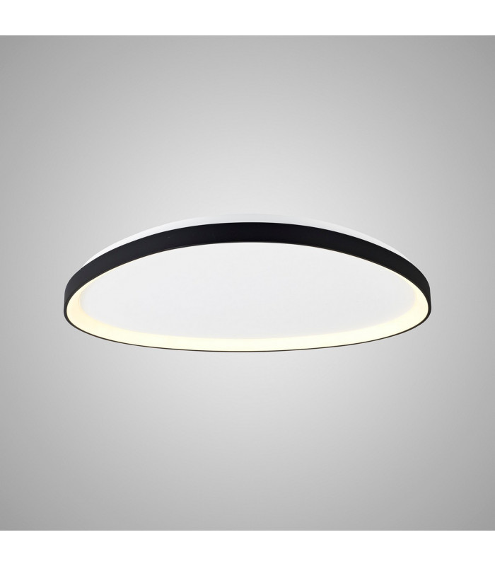 Niseko Triangular Ceiling 61cm 48W LED, 3000K, 2900lm, Black, 3yrs Warranty