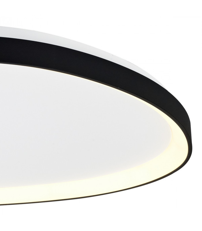Niseko Triangular Ceiling 61cm 48W LED, 3000K, 2900lm, Black, 3yrs Warranty