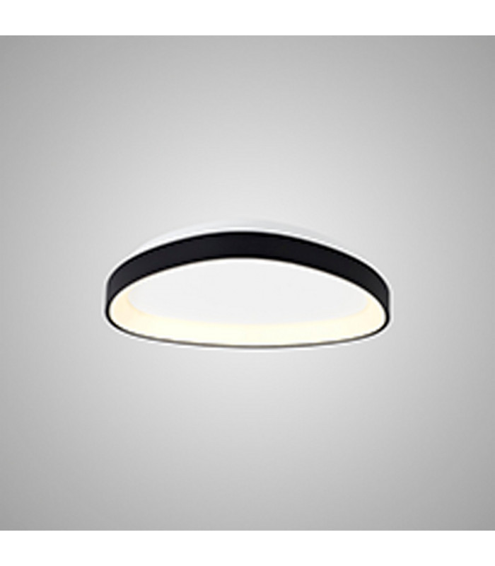 Niseko Triangular Ceiling 42cm 35W LED, 3000K, 2300lm, Black, 3yrs Warranty