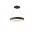 Niseko Ring Pendant 45cm 30W LED, 3000K-6000K Tuneable, 2100lm, Remote Control, Black, 3yrs Warranty