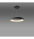 Niseko Ring Pendant 45cm 30W LED, 3000K-6000K Tuneable, 2100lm, Remote Control, Black, 3yrs Warranty