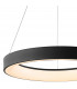 Niseko Ring Pendant 45cm 30W LED, 3000K-6000K Tuneable, 2100lm, Remote Control, Black, 3yrs Warranty