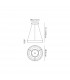 Niseko Ring Pendant 45cm 30W LED, 3000K-6000K Tuneable, 2100lm, Remote Control, Black, 3yrs Warranty