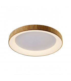 Niseko Ring Ceiling 65cm 48W LED, 3000K, 3900lm, Wood, 3yrs Warranty