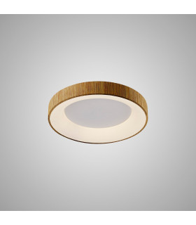 Niseko Ring Ceiling 45cm 30W LED, 3000K, 2250lm, Wood, 3yrs Warranty