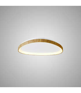 Niseko Triangular Ceiling 42cm 35W LED, 3000K, 2300lm, Wood, 3yrs Warranty