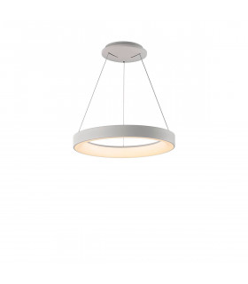 Niseko Ring Pendant 45cm 30W LED, 3000K-6000K Tuneable, 2100lm, Remote Control, White, 3yrs Warranty
