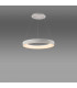 Niseko Ring Pendant 45cm 30W LED, 3000K-6000K Tuneable, 2100lm, Remote Control, White, 3yrs Warranty