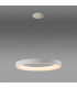 Niseko Ring Pendant 65cm 50W LED, 3000K-6000K Tuneable, 3500lm, Remote Control, White, 3yrs Warranty