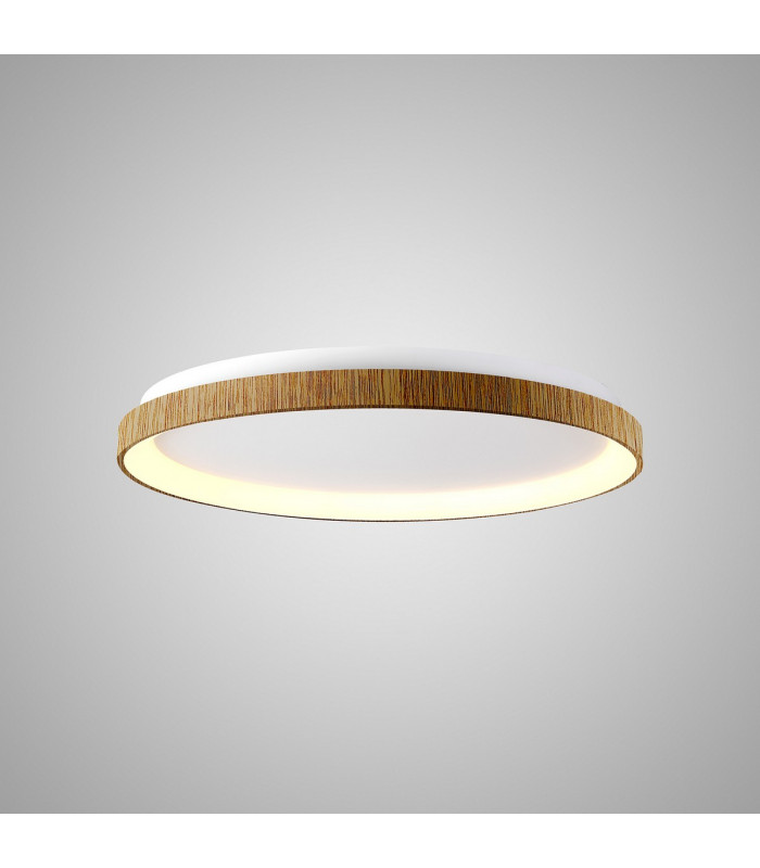 Niseko Ring Ceiling 78cm 58W LED, 3000K, 4700lm, Wood, 3yrs Warranty